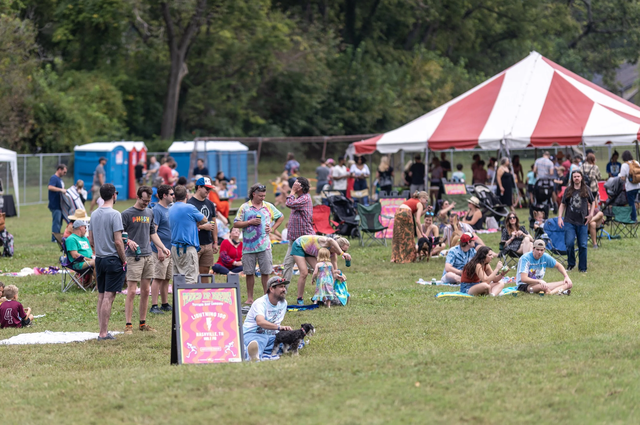 A young crafter at the Touch of Brews 2021 Kids Zone