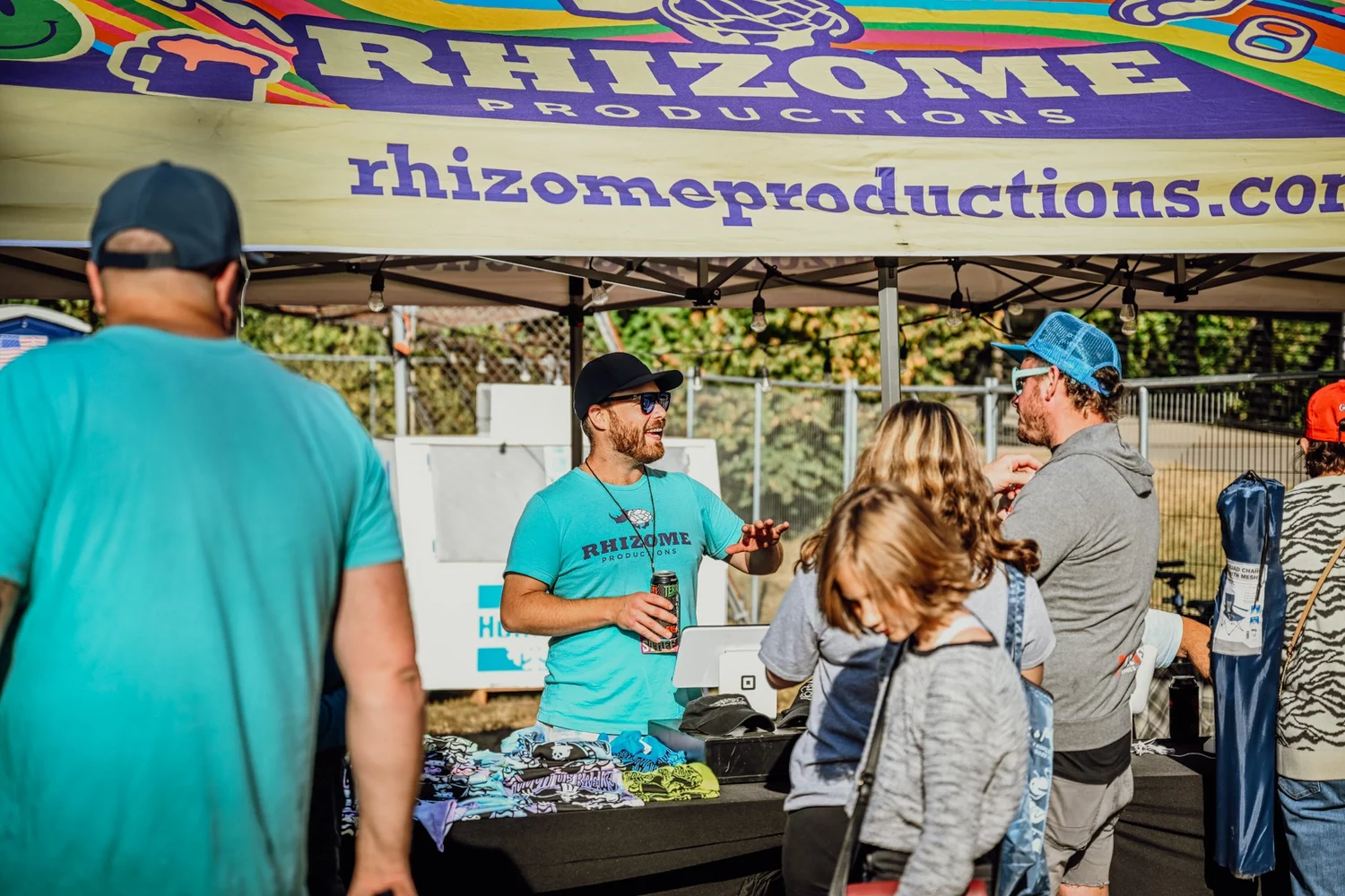 The Rhizome Productions tent at Touch of Brews 2022