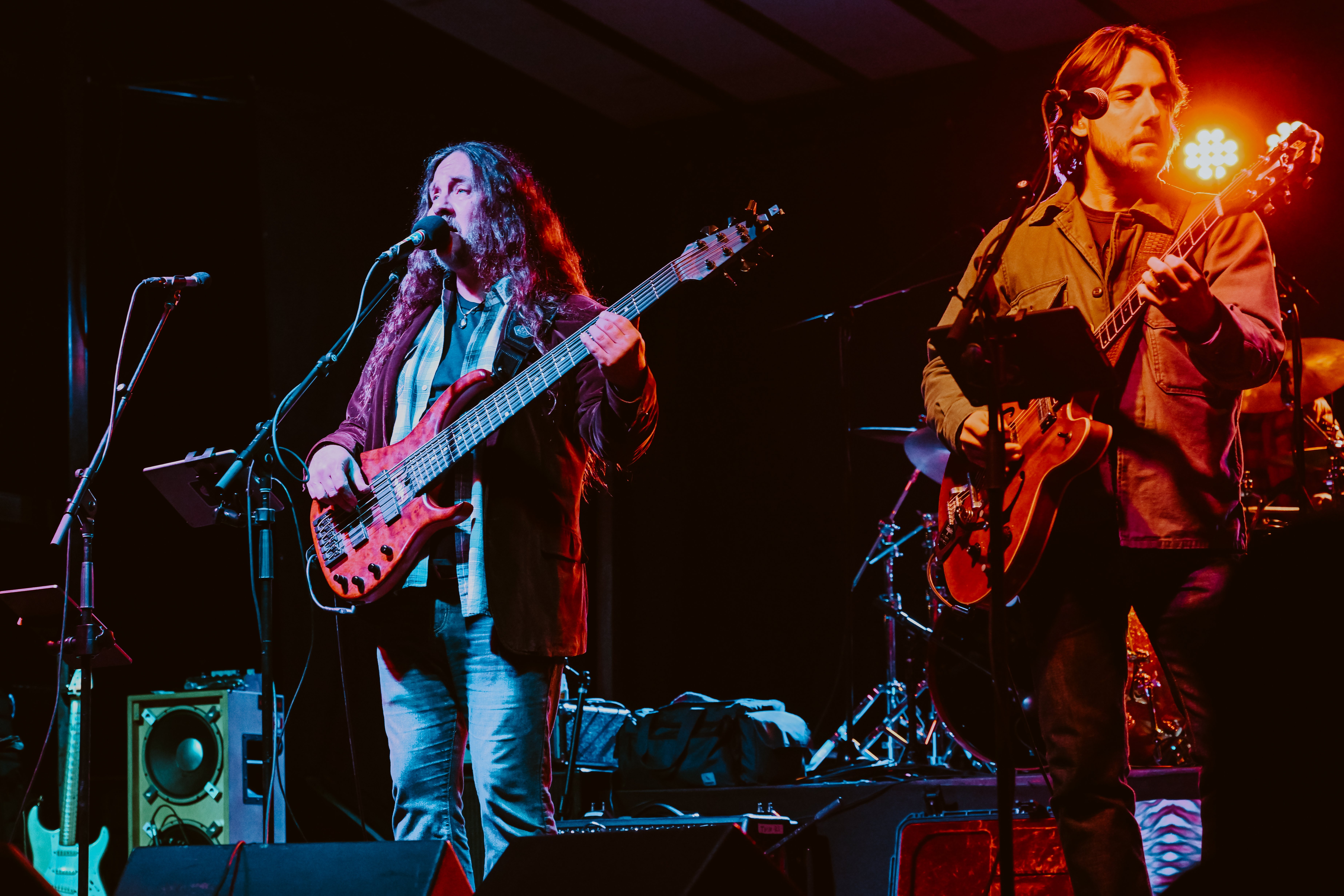 Guitarists trading licks at Touch of Brews 2024
