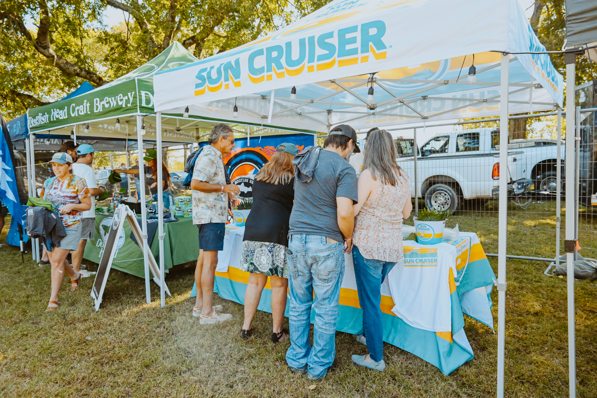 Local vendor booths at Touch of Brews 2025