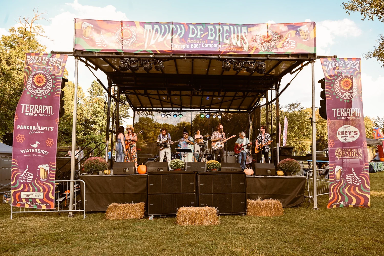 The Touch of Brews 2023 main stage presented by Terrapin at Sevier Park